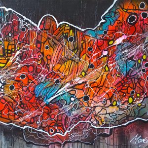 OXIGENO 35 - Técnica mixta s/tela - 80 x 100 cm